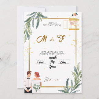 Convite para Casamento de Jardins Encantados | Whi