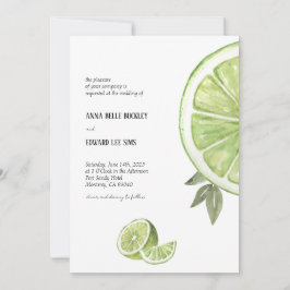 Convite para Casamento de Limões Italianos