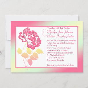 Convite para Casamento de Linen de Península Amare