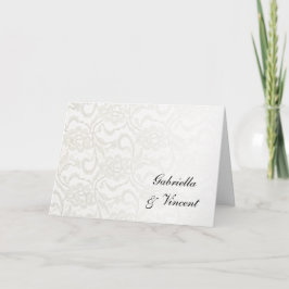 Convite para Casamento de Locais Brancos