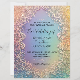 Convite para Casamento de Locais Delicados