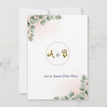 Convite para Casamento de Luxo Moderno Elegante | 