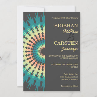 Convite para Casamento de Mandala no Sudoeste