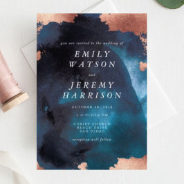 Convite para Casamento de Marinhos Moody Texture T