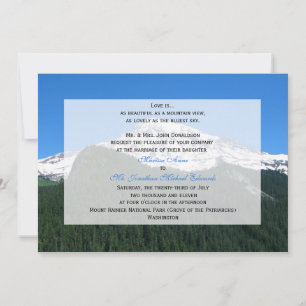 Convite para Casamento de Montanha