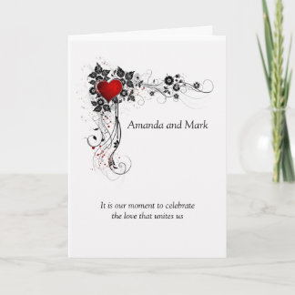 Convite para Casamento de Nadadores Negros do Cora