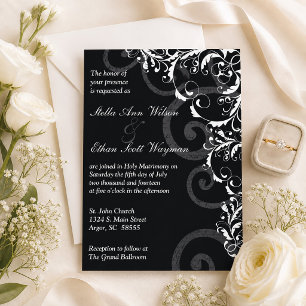 Convite para Casamento de Nadossas Brancas e Negra