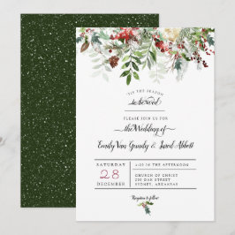 Convite para Casamento de Natal 2