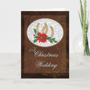 Convite para Casamento de Natal Ocidental