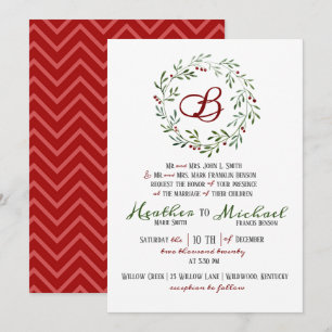 Convite para Casamento de Natal Russo