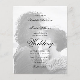 Convite para Casamento de Orçamento de Foto do Scr