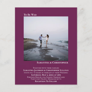 Convite para casamento de orçamento de fotografia