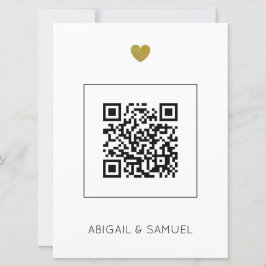 Convite para Casamento de Orçamento Moderno com Có