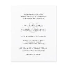 Convite para Casamento de Orçamento Tradicional Fo