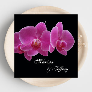 Convite Para Casamento De Orquídeas Elegante - Or