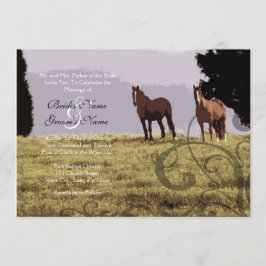 Convite para Casamento de Países Equestres
