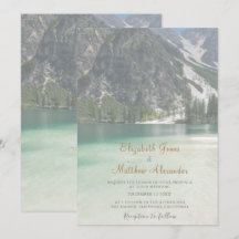 Convite Para Casamento De Pinheiros Da Floresta Mo