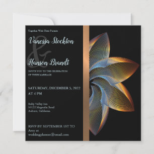 Convite para Casamento de PinWheel Elegante