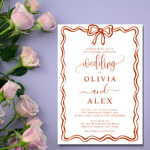 Convite para Casamento de Portas Clássicas Simples