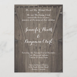 Convite para Casamento de Portas do Barn