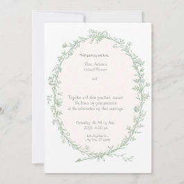 Convite para Casamento de Quadros Barrocos