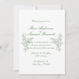 Convite para Casamento de Quadros Barrocos