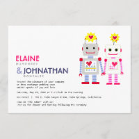 Convite para Casamento de Robôs