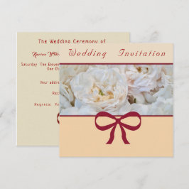 Convite para Casamento de Rosa Branca