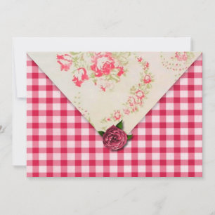 Convite para Casamento de Rosa de Chic