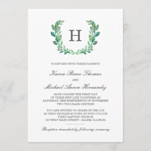 Convite para Casamento de Rua Natural