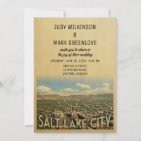 Convite para Casamento de Salt Lake City Utah