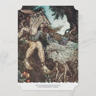 Convite para Casamento de Sonhos da Noite de Verão