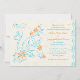 Convite para Casamento de Starfish e Destino de Ág