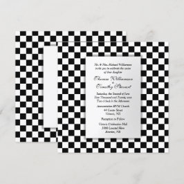 Convite para Casamento de Tema de Carro Race