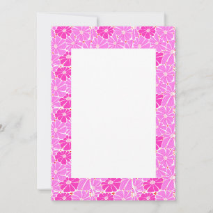 Convite para Casamento de vazios - margarida rosa