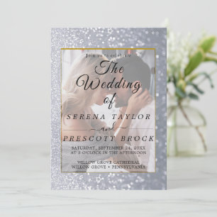 Convite para Casamento de Vellum Elegante Elegante