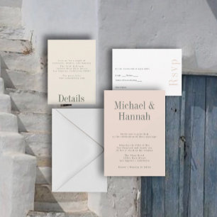 Convite para Casamento de Verão Industrial