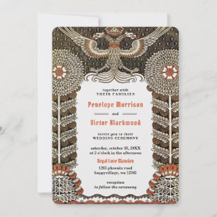 Convite para Casamento de Vestuário de Sorte