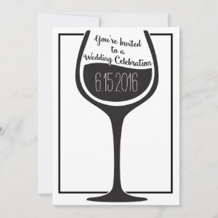 Convite Para Casamento De Vidro