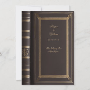 Convite para casamento de Vintage Fairytale