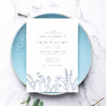 Convite Para Casamento De Wildflower Periwinkle<br><div class="desc">Convite Para Casamento De Wildflower Periwinkle</div>