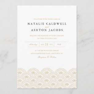 Convite para Casamento Deco Seigaiha