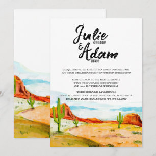 Convite para Casamento do Deserto