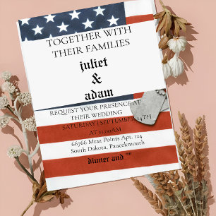 Convite para casamento do Exército de Polícia