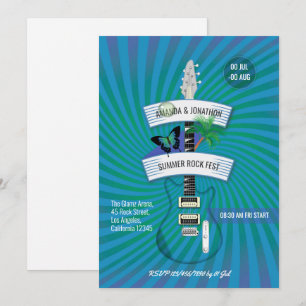 Convite para Casamento do Festival Summer Rock