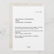 Convite para casamento do livro Vintage