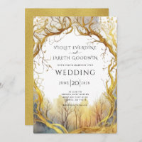 Convite para Casamento do Portal Florestal Encanta