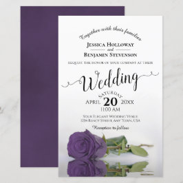 Convite para casamento do Rosa de Roxo Ametist