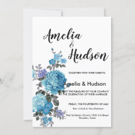 Convite para casamento elegante