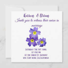 Convite para Casamento Elegante